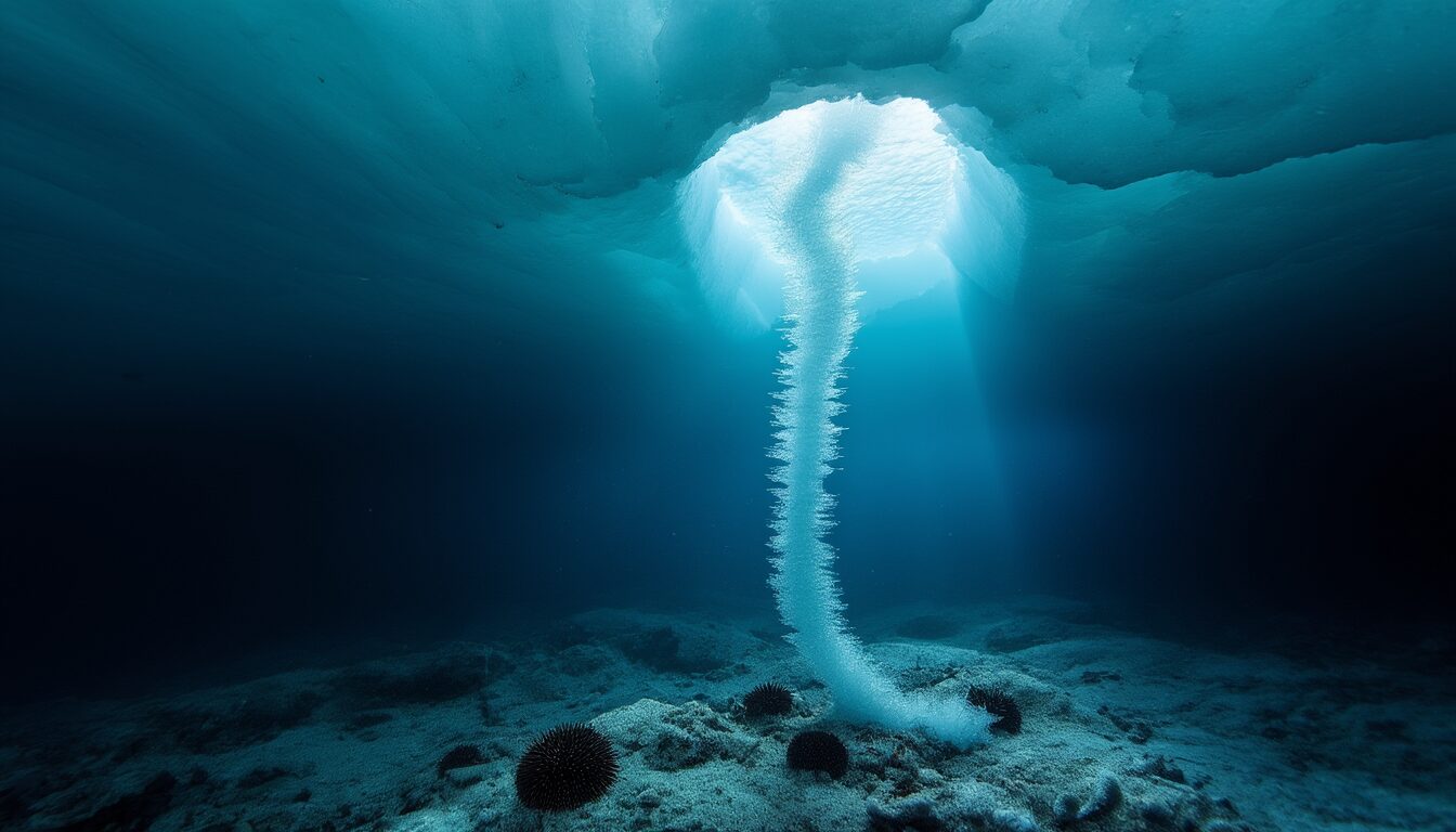 Brinicle: Der Eisfinger des Todes unter dem Packeis