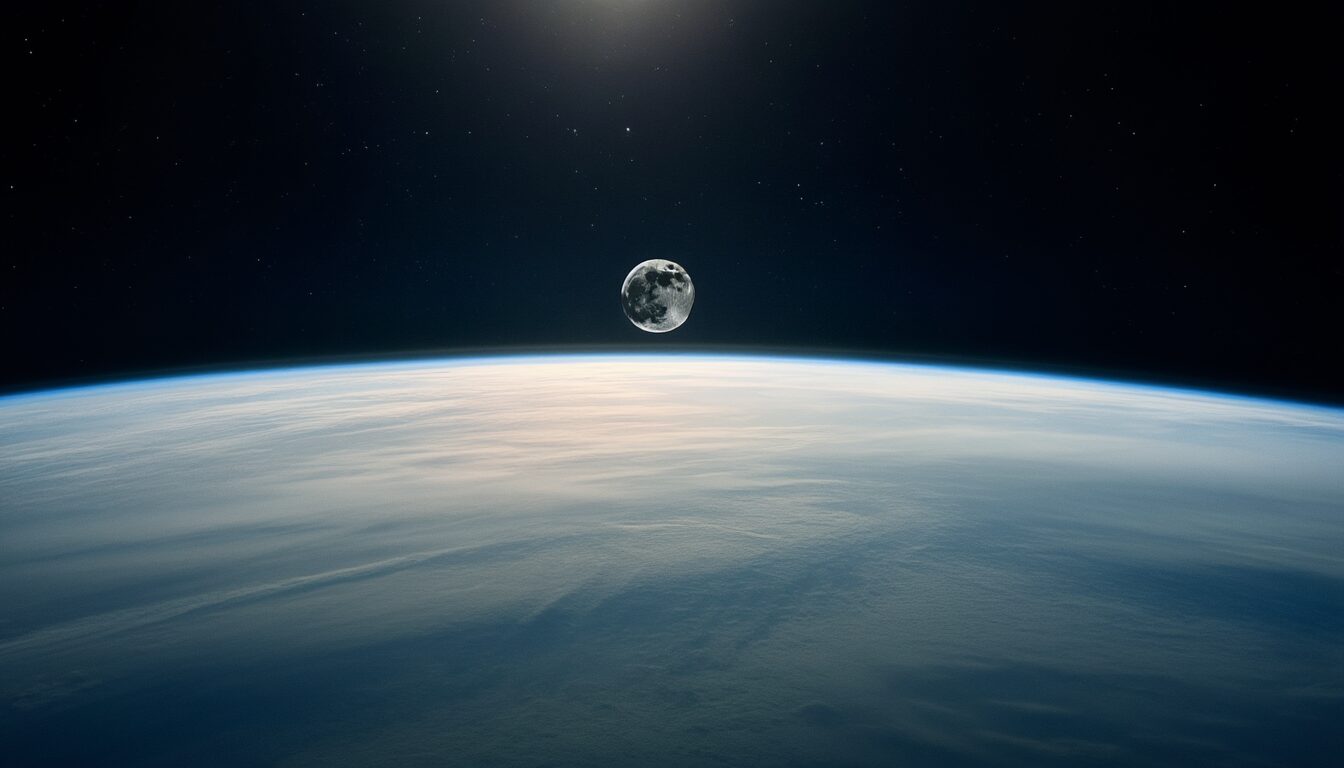 Der Mond stabilisiert die Erdachse – und damit das Klima