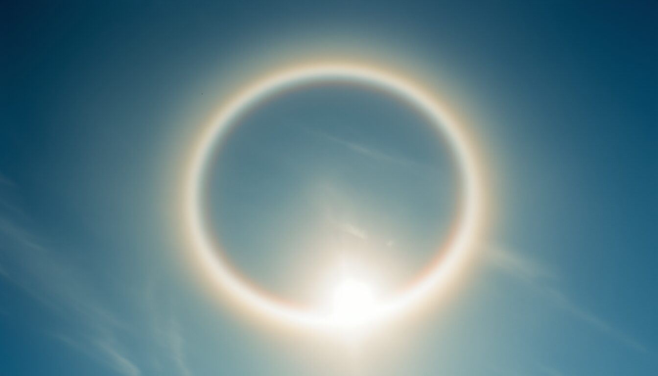 Sonnenhalo und Nebensonnen: Wie der Lichtring entsteht