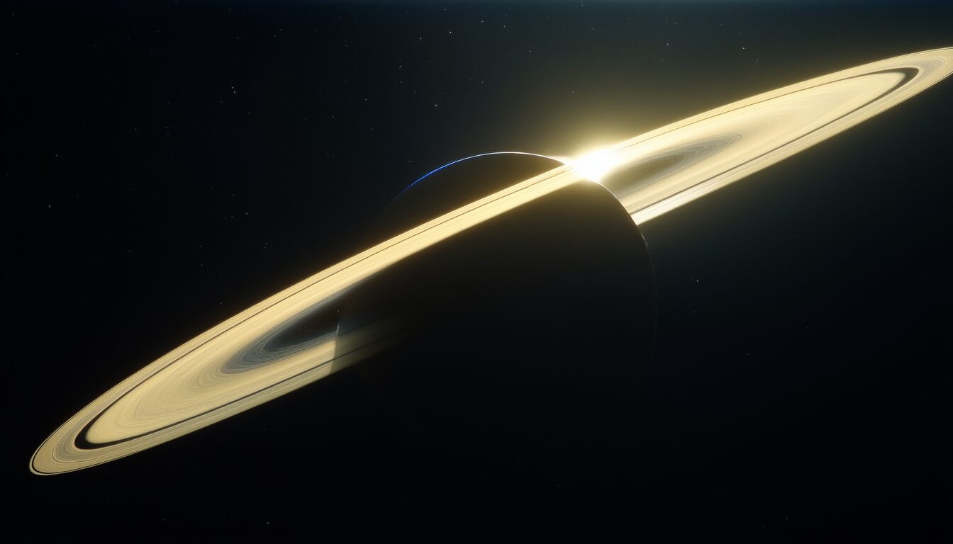 Saturn: der Planet, der auf Wasser schwimmen würde