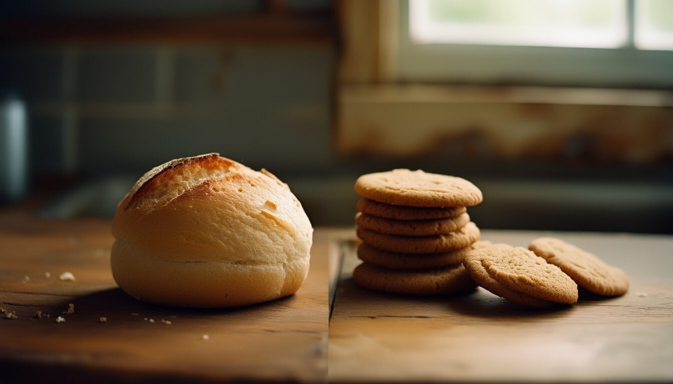 Warum wird Brot hart, Kekse aber weich?