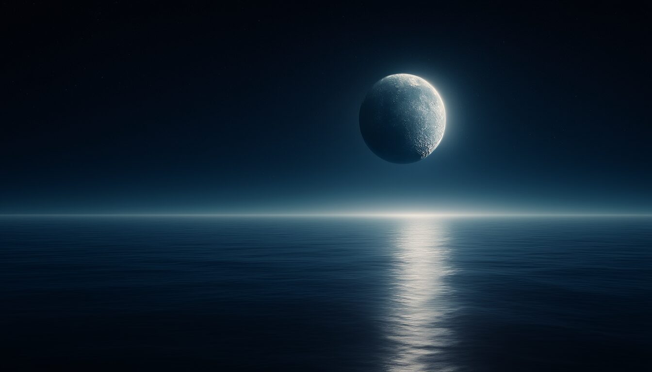 Warum zeigt der Mond immer dieselbe Seite?