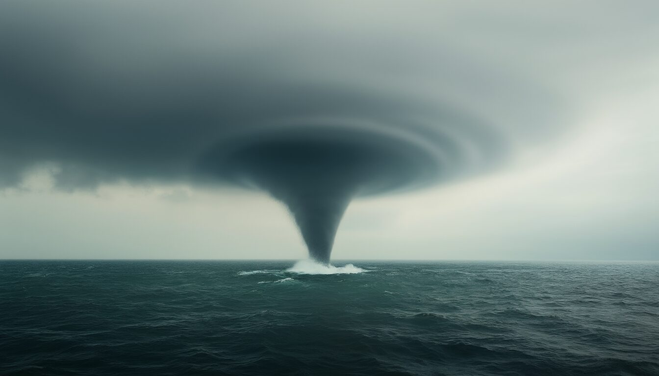 Wasserhose: Wie über dem Meer ein Tornado aus Wasser entsteht