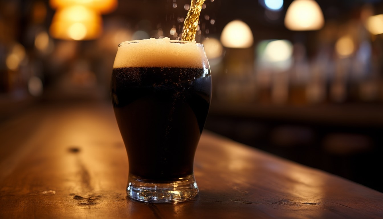 Blasen im Guinness: Warum sie nach unten sinken