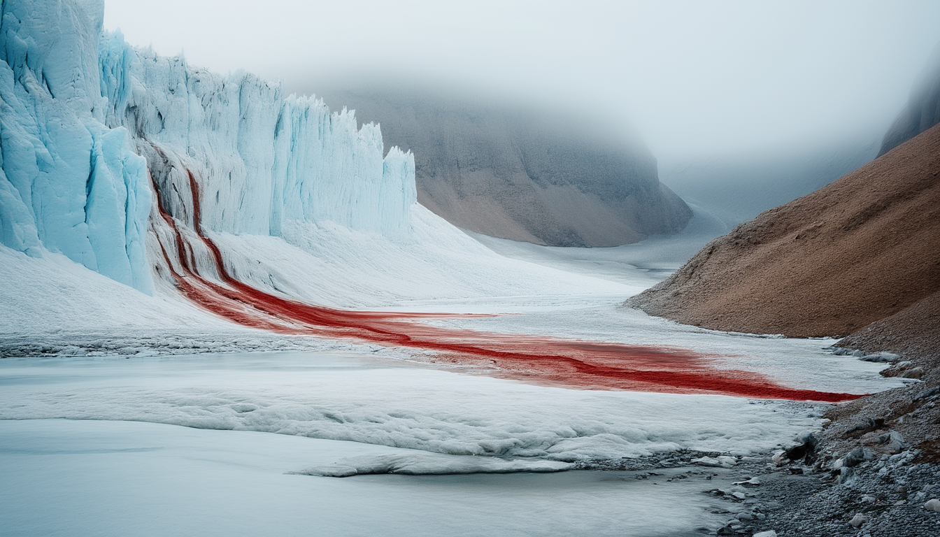 Blutfälle der Antarktis: Warum aus dem Gletscher rotes Wasser strömt