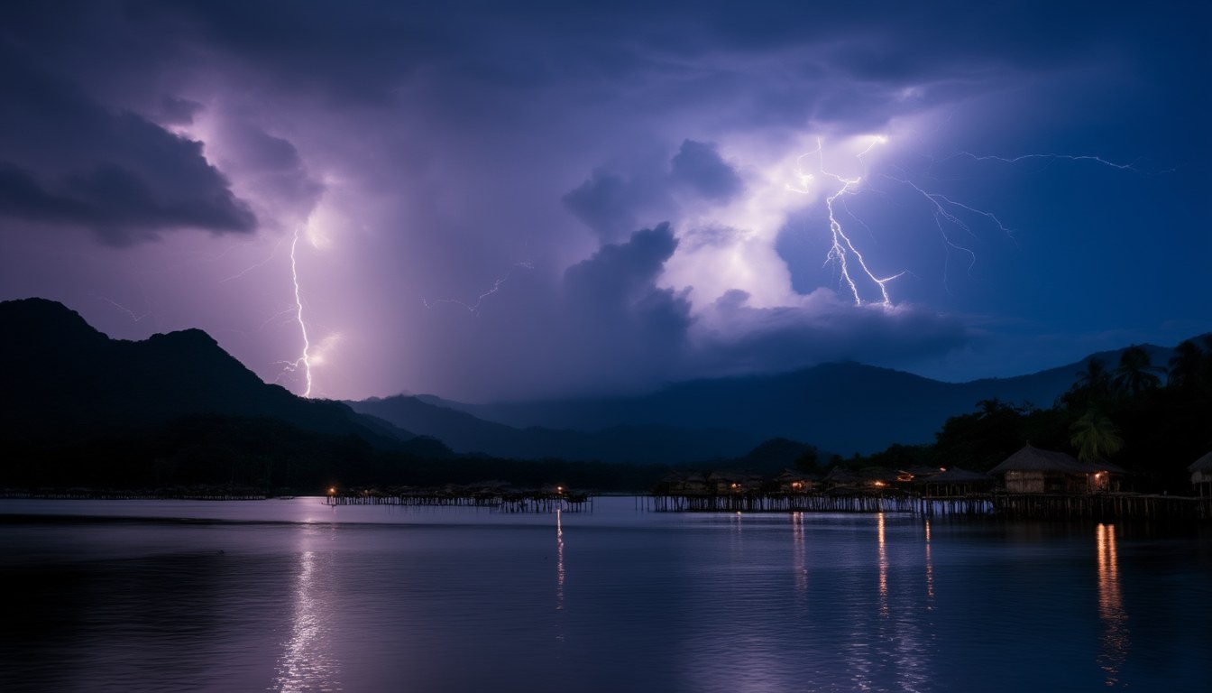 Catatumbo-Gewitter am Maracaibo-See: Blitze fast jede Nacht