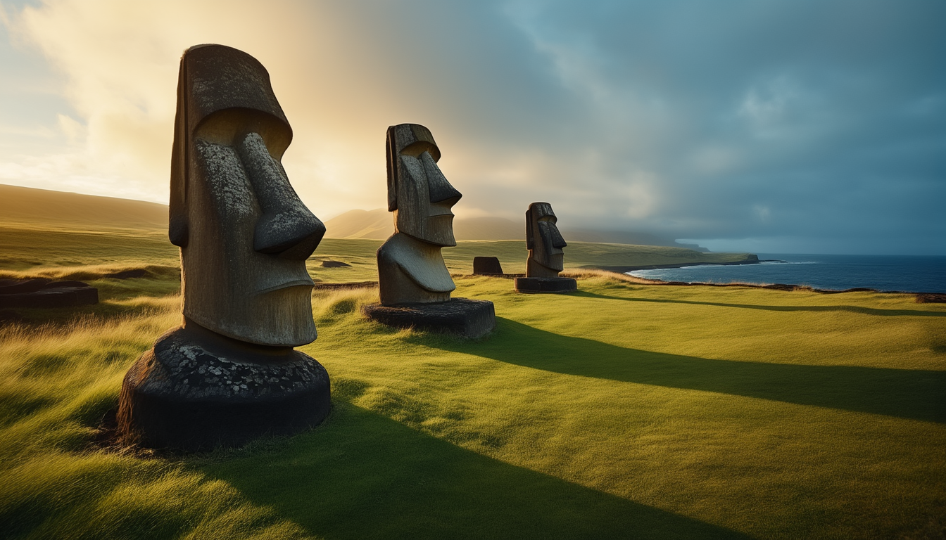 Moai der Osterinsel: Sind die Steinriesen wirklich gelaufen?