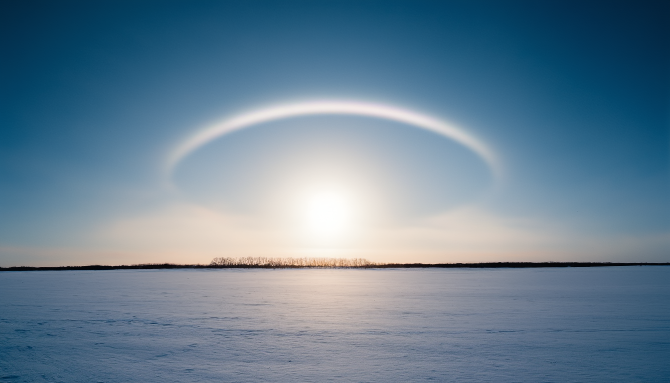 Sonnenhalo und Nebensonnen: Wie der Lichtring entsteht