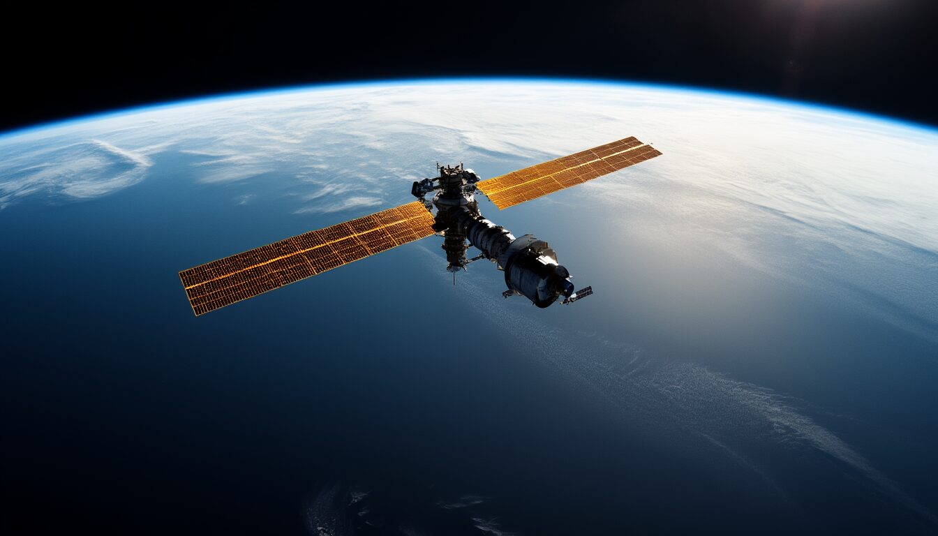 Warum die ISS nicht runterfällt: eine Erdumrundung in 90 Minuten