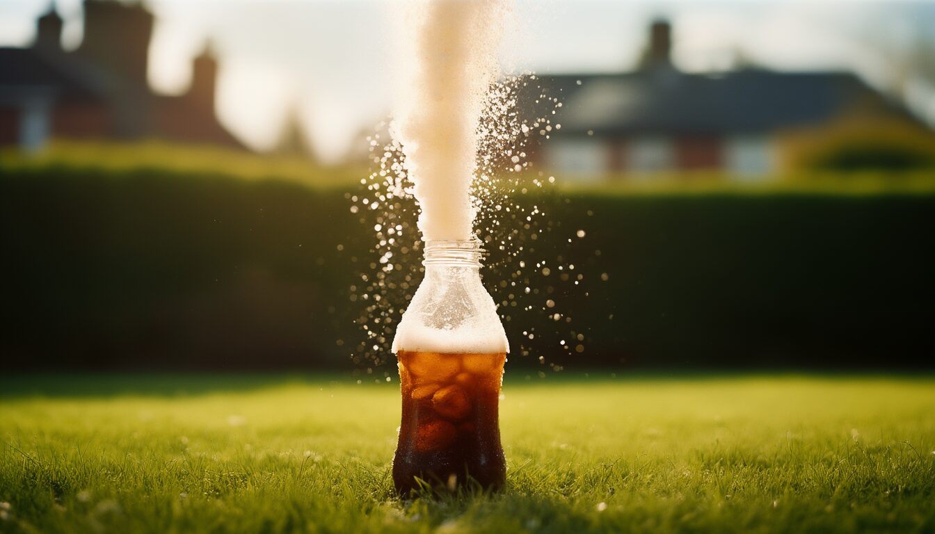Warum reagiert Cola mit Mentos so explosiv?
