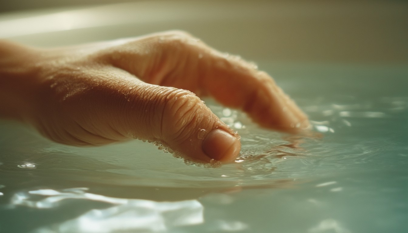 Warum werden Finger im Wasser runzelig? Der Reifen-Trick des Körpers